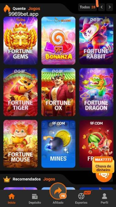 Aplicativo móvel 9969BET para iOS e Android